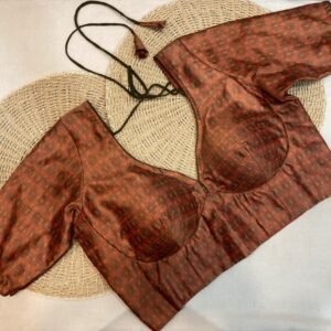 Pochampally Ikat Silk Stitched Blouse