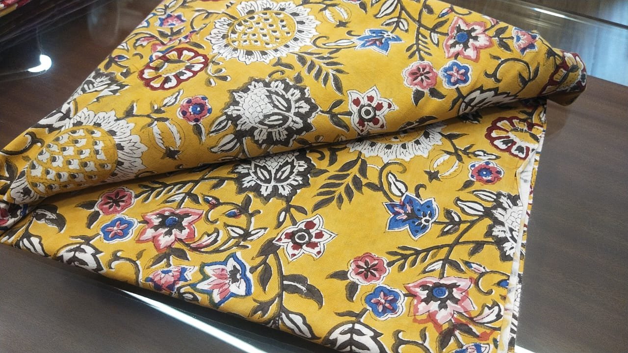 Cotton Kilol Floral Print Fabric