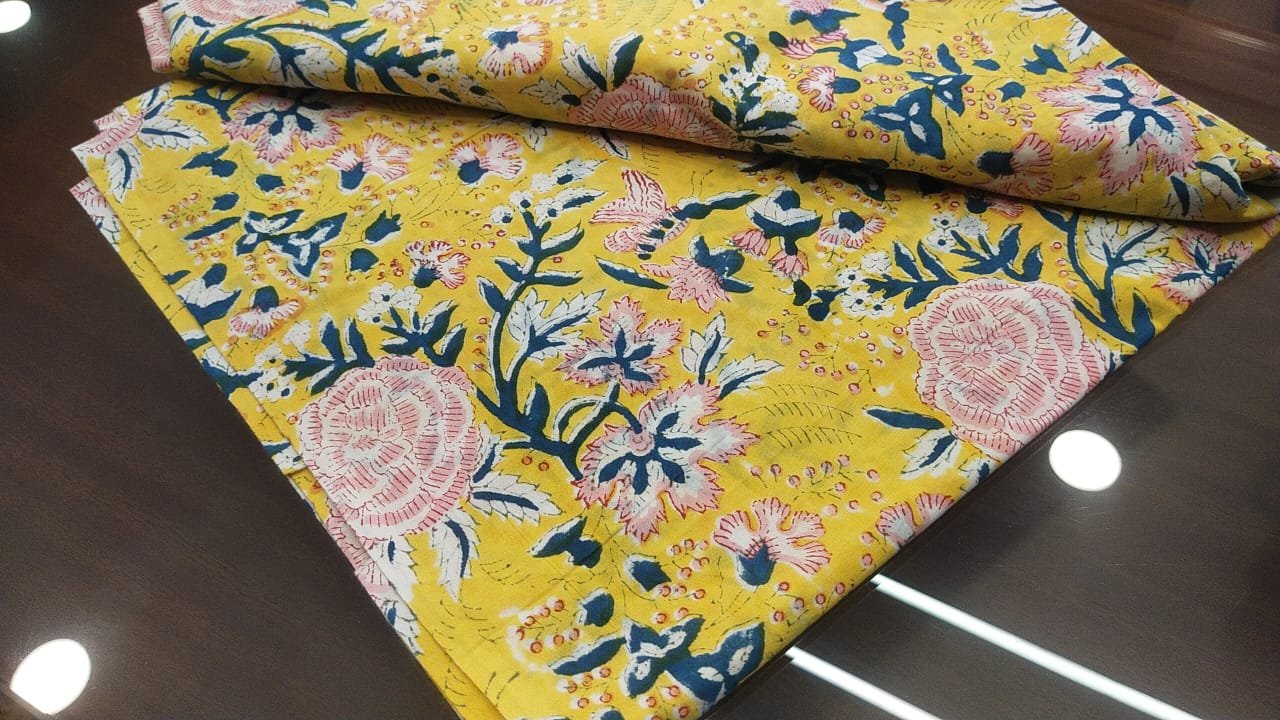 Cotton Kilol Floral Print Fabric