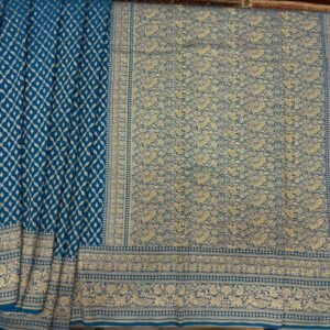 Pure Khaddi Crepe Handloom Banarasi Saree